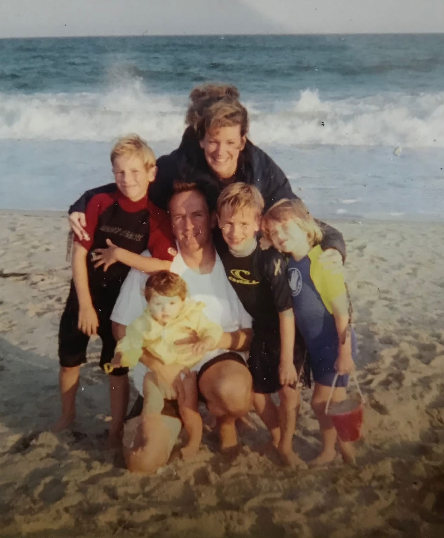 Trish Kopp with her children